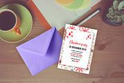 10 Christmas invitation templates, an Invitation Template by Andit themes (Thumbnail 2 of 13)