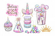 PRINCESS BIRTHDAY clipart, an Illustration by Masha  Studio (Thumbnail 3 of 6)