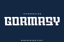 Gormasy - Font