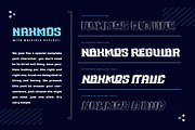 NAXMOS | Futuristic Font, a Font by twinstd (Thumbnail 5 of 12)
