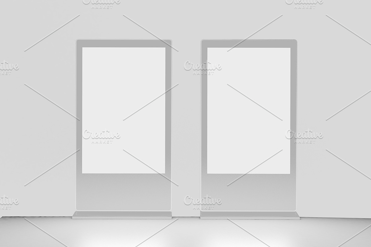Digital Signage Mockup, an Advertising Mockup by Qaleb Studio (Photo 2 of 2)