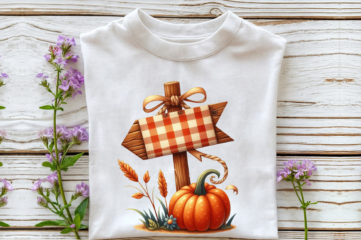 Watercolor Gingham Halloween Clipart, an Illustration by Rose Art (Photo 7 of 7)