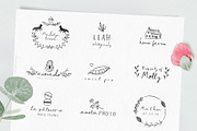 Script Font and Logos - Sage & Pink, a Script Font by pixelcolours (Thumbnail 8 of 17)