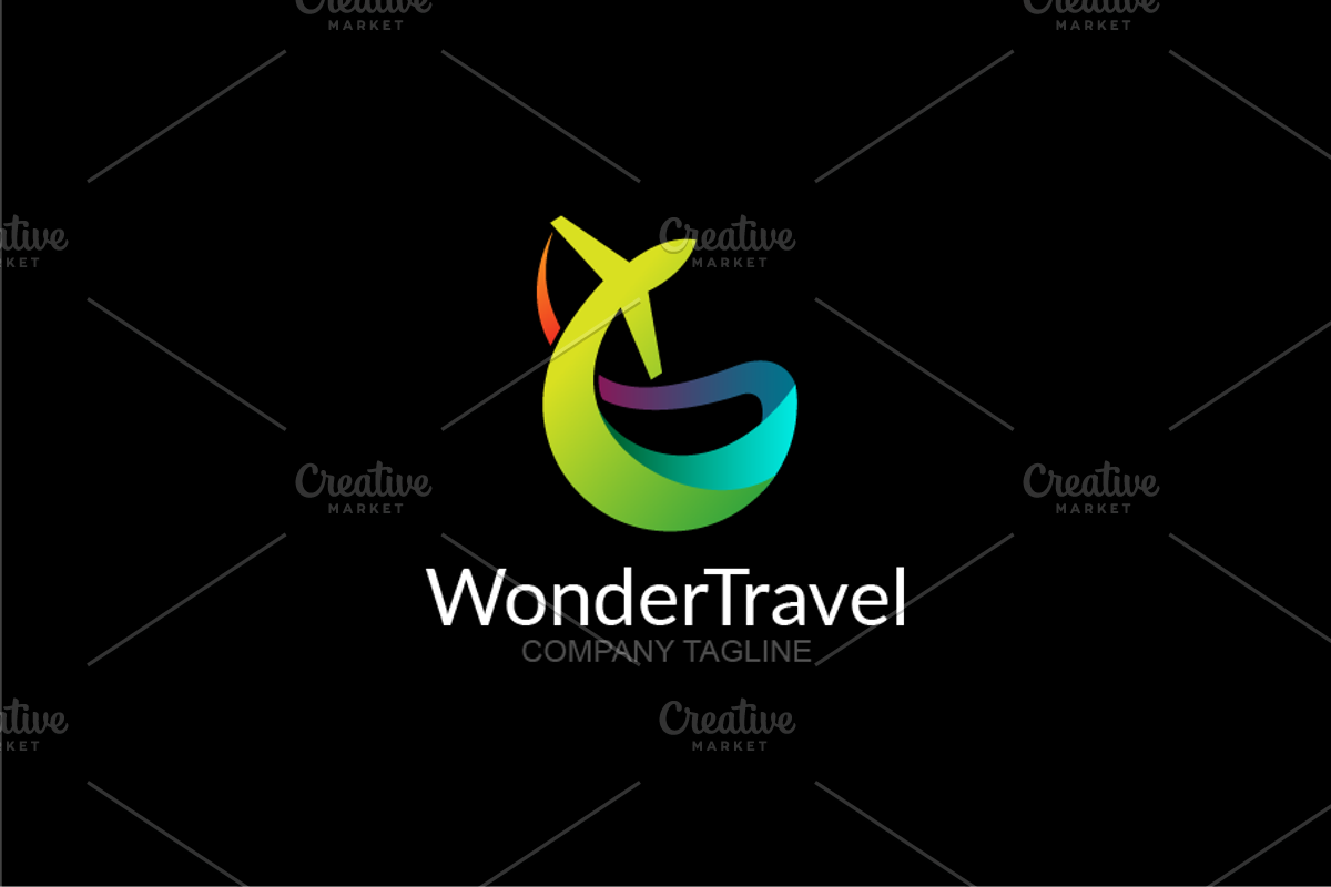 Wonder Travel - Logo Template, a Branding & Logo Template by Twelve.std (Photo 3 of 3)