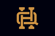 HQ Monogram Logo Templates, a Branding & Logo Template by kidzdsgn (Thumbnail 1 of 5)