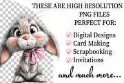 Animals with Pink Bow Clipart PNG, an Illustration by Daily.Designs (Thumbnail 6 of 7)