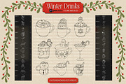 Procreate Christmas drink brushes, a Brush Add-On by PDknyStudio (Thumbnail 2 of 5)