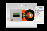 7 Vinyl Mockup, a Packaging Mockup by Glue Lab (Thumbnail 5 of 5)