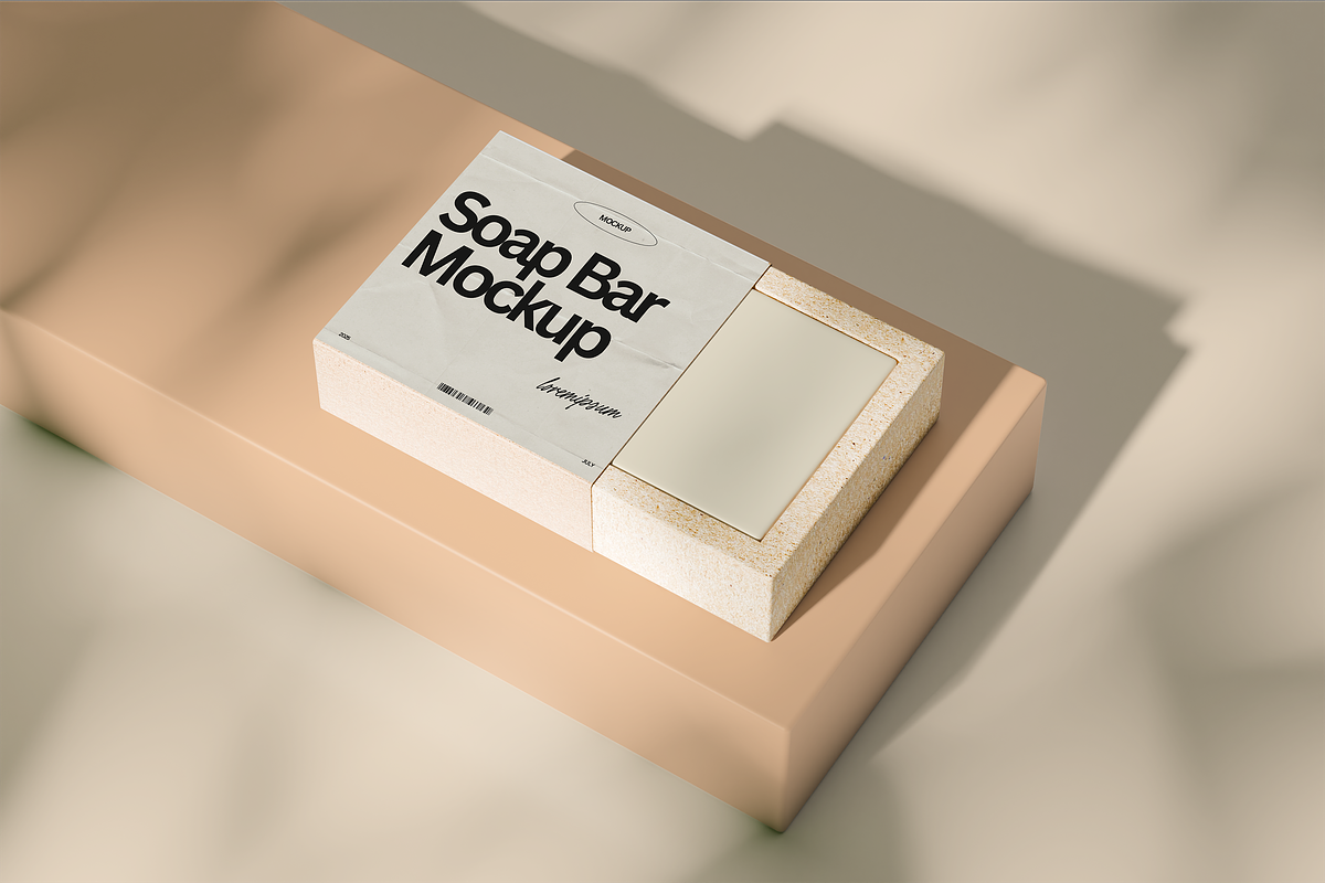 Soap Bar Mockup, a Packaging Mockup by xavier_studio (Photo 3 of 5)
