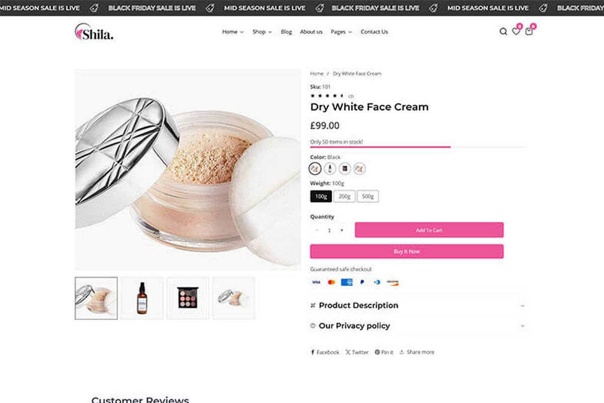 Shila - Cosmetics Shopify Theme, a Shopify Template by Team90Degree (Photo 7 of 14)