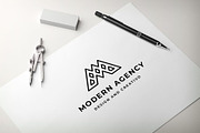 Modern Agency Letter M Logo, a Branding & Logo Template by Design_Planet (Thumbnail 3 of 5)