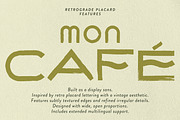 Retrograde Wide Vintage Placard Sans, a Sans Serif Font by Struvictory.art (Thumbnail 4 of 10)