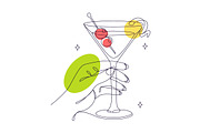 6 Cocktail Vector Illustration, a Food Illustration by denayunebgt (Thumbnail 3 of 3)