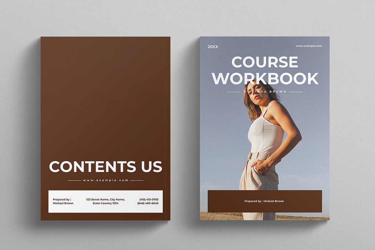 Workbook Template, a Brochure Template by E-Type