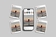 Social Media Instagram Mockup, an iPhone Mockup by Amigos__46 (Thumbnail 8 of 9)