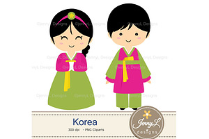 Korea Digital Papers And Clipart