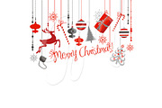 Christmas Clip Art,ornaments, a Decorative Illustration by GraphicMarket (Thumbnail 4 of 5)