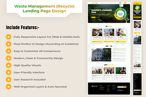 Waste Management & Recycling UI