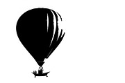 hot air balloon silhouettes, an Illustration by Amazin_art (Thumbnail 12 of 31)