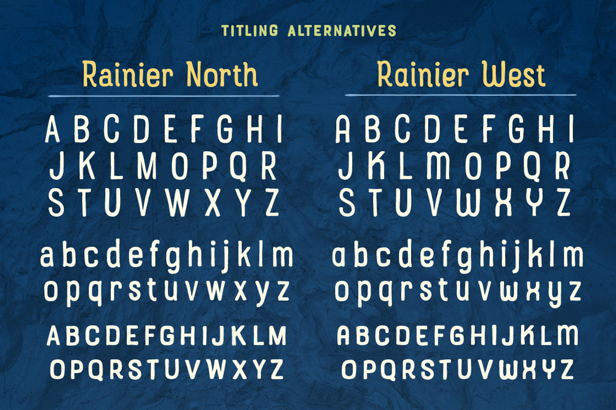 Rainier Font + webfonts preview 8
