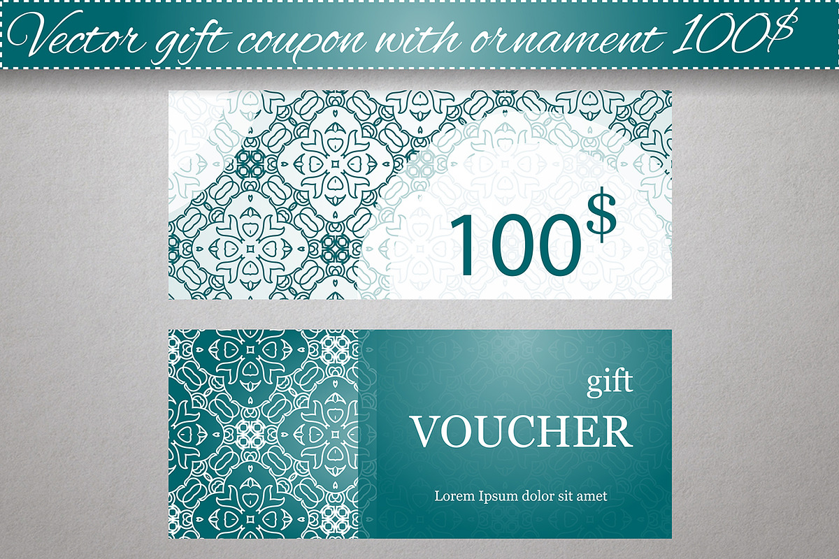 Set of gift voucher templates, a Flyer Template by Astarte_design (Photo 2 of 4)