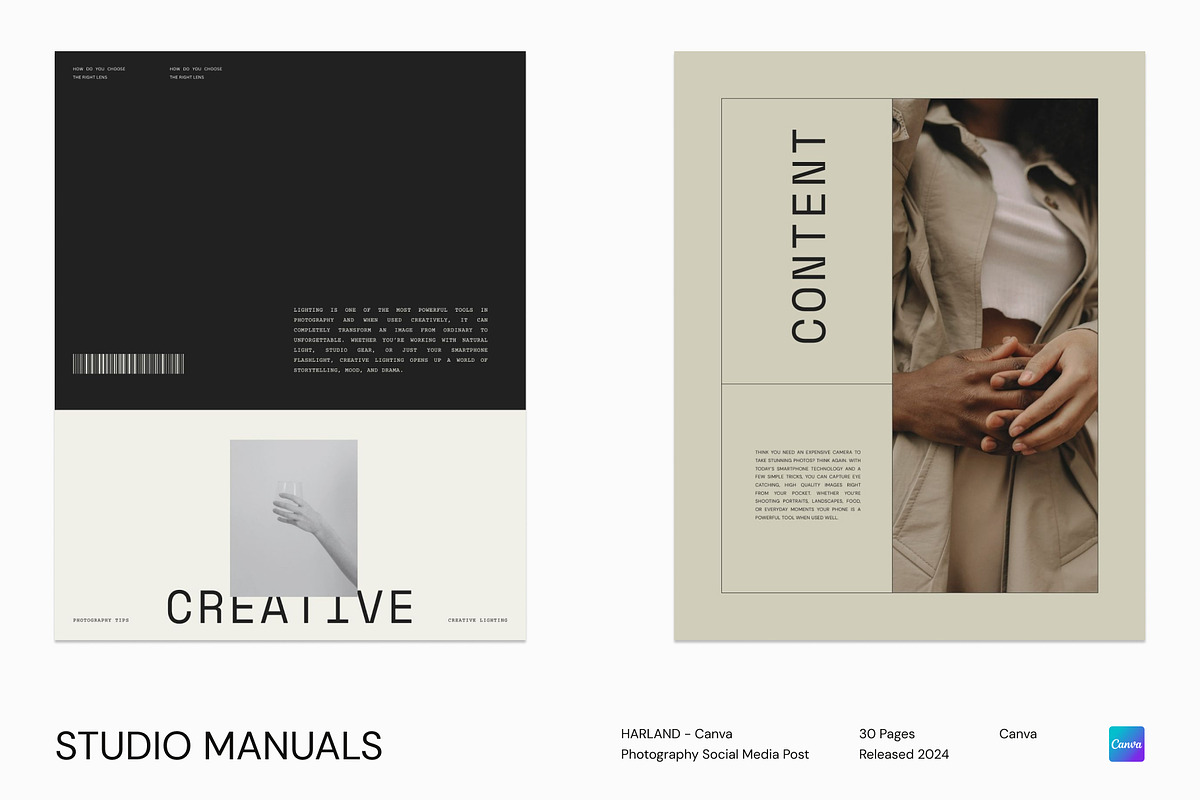 HARLAND – Canva Photography Socmed, a Social Media Template by Studio Manuals (Photo 4 of 8)