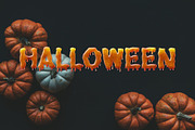 Dripping Zombie Halloween Font, a Font by vladocar (Thumbnail 3 of 8)