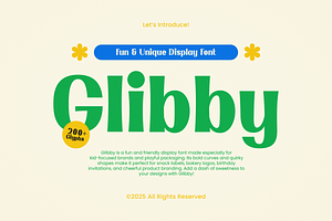Glibby - A Playful Display