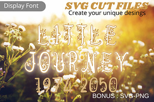 Little Journey font, Wildflower font