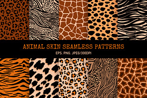 Animal Skin Seamless Patterns