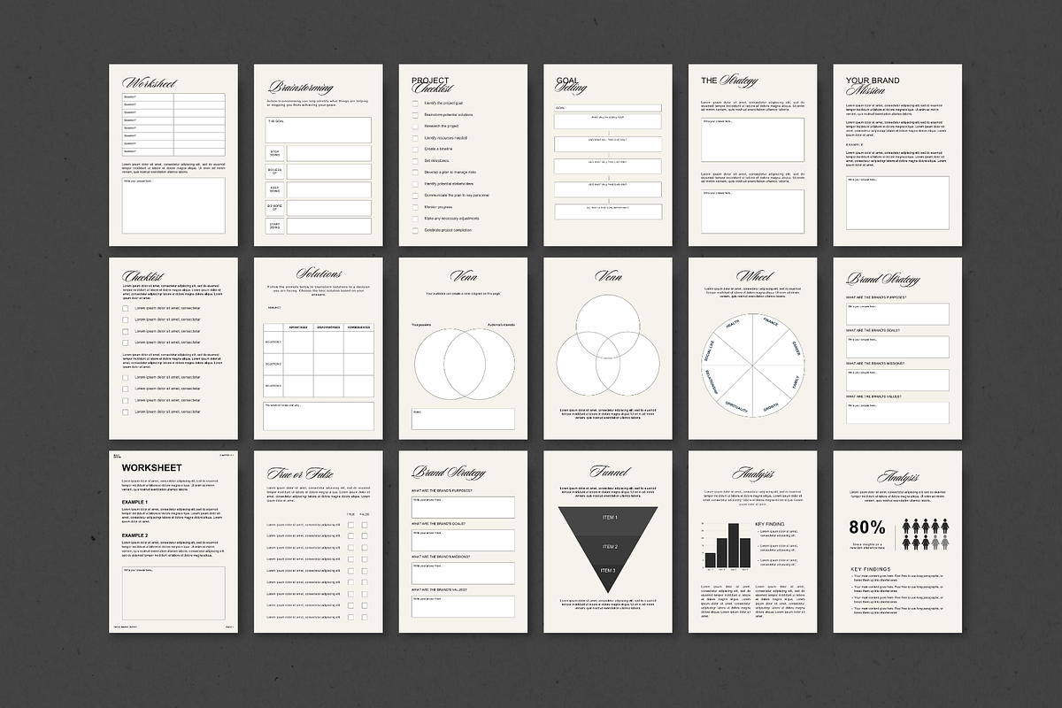 Canva | Luxury Ebook & Workbook, a Templates & Theme by thebusinessoutfit (Photo 5 of 14)