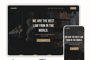 Squarespace Template For Lawyers