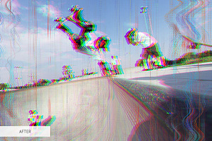 Glitch Photoshop Overlays