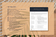 Resume template pro, Word, Pages, a Resume Template by VictoriousVita (Thumbnail 7 of 8)