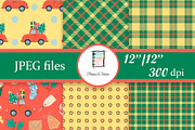 Christmas Retro Car Planner Stickers, a Design Template by DigitalDesignAI (Thumbnail 5 of 10)