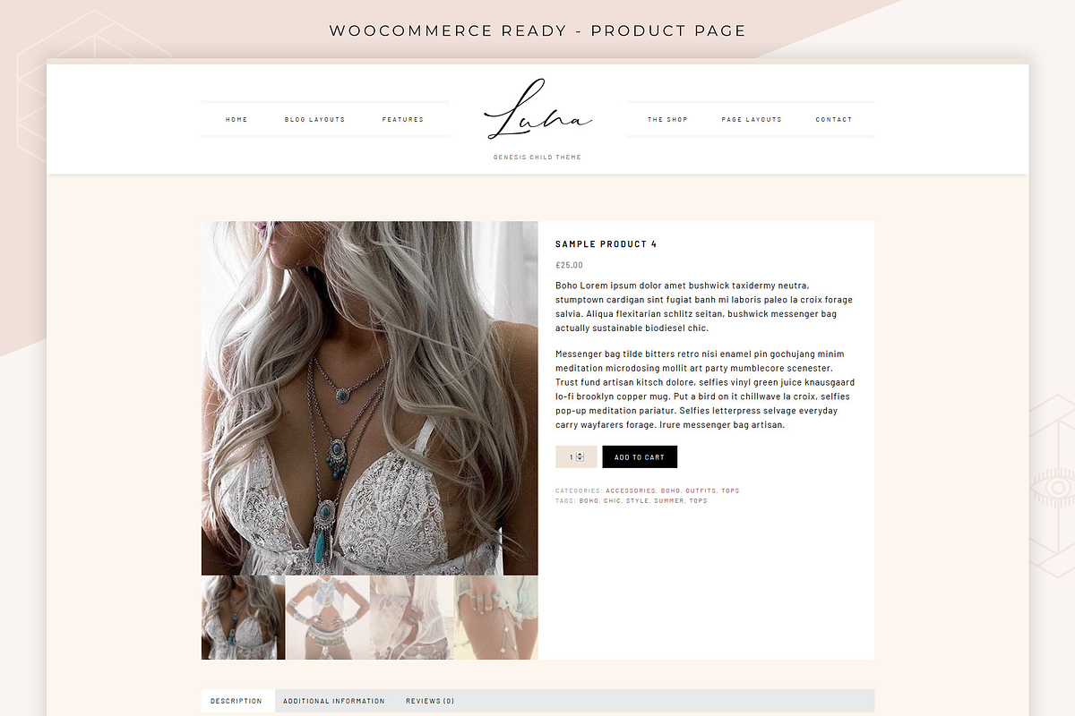 Luna - WordPress Genesis Theme, a WordPress Template by Studio Sirona (Photo 5 of 10)