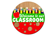 Personalized Teacher Door Sign Svg, an Object Graphic by EllaMaiyaali (Thumbnail 5 of 5)