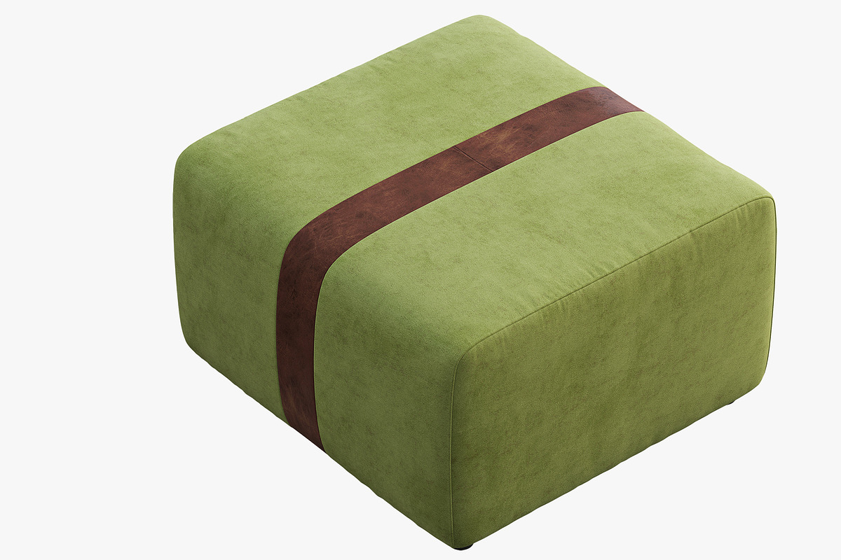 Joybird Malachi Ottoman, a Furniture 3D Model by 3dmitruk (Photo 11 of 18)