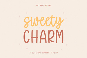 Sweet Charm - Cute Handwritten Font