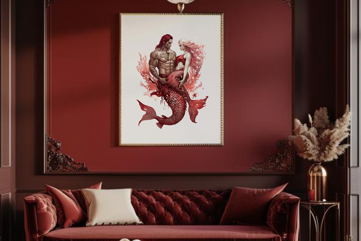 DEEP SEA LOVERS CLIPART PACK, a Person Illustration by Daring Digies (Photo 9 of 9)