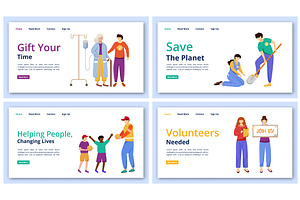 Charity Activities Landing Page