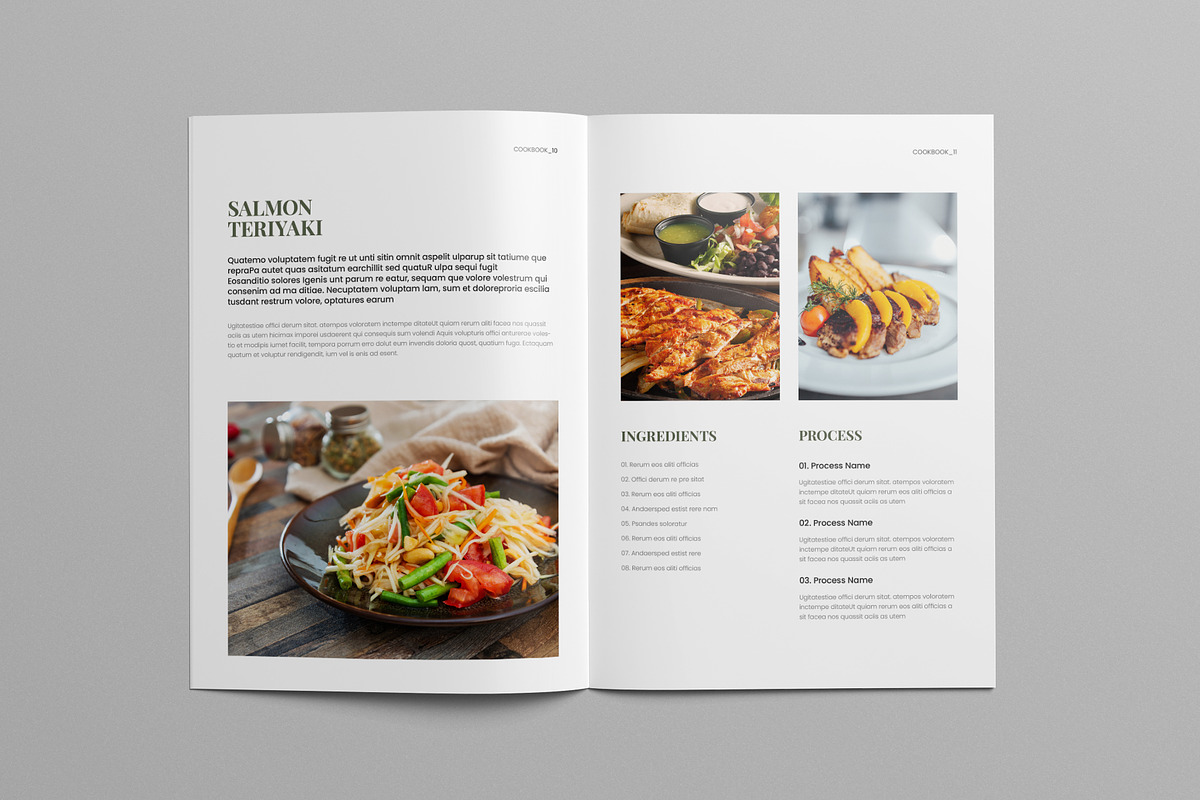 Cookbook Template, a Brochure Template by Pixelpick (Photo 2 of 9)