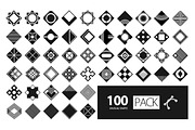 100 Unusual Shapes Pack, a Shape Add-On by ydlabs (Thumbnail 3 of 3)