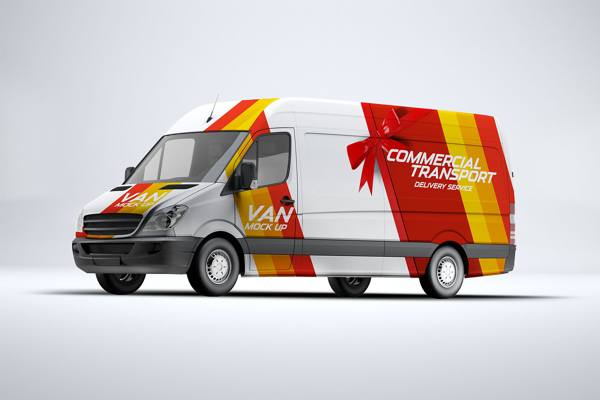 Van Mockup, an Advertising Mockup by Xtrahive (Photo 2 of 2)