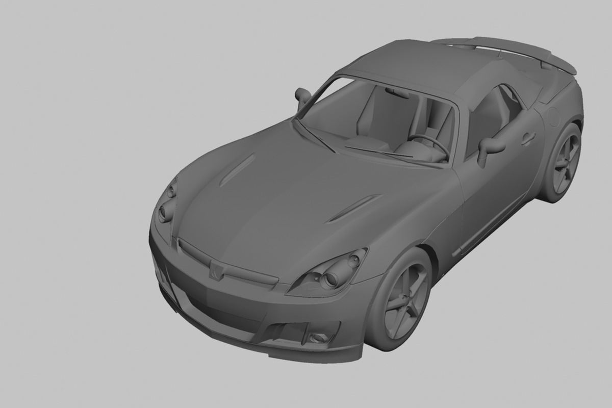 Saturn Sky Red Line 2007, a Cars & Vehicle 3D Model by valtriiu (Photo 9 of 12)