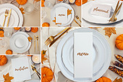 Thanksgiving dinner mock-up bundle, a Print Template by Imageblend (Thumbnail 2 of 5)
