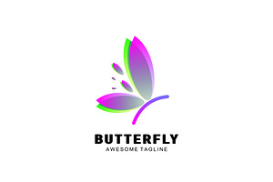 Premium Art Butterfly Design Colorfu