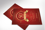 Red Gold Church Anniversary Banquet, a Flyer Template by Four C Graphic (Thumbnail 7 of 10)