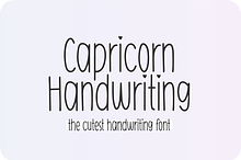 CAPRICORN Skinny Handwriting Font
