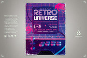 Retro Gaming Flyer 1980s Gamers, a Flyer Template by Storm Pixels (Thumbnail 1 of 3)